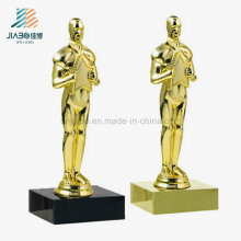 Top Sell Promotional Gift Gold Custom Oscar Award Trophy for Souvenir